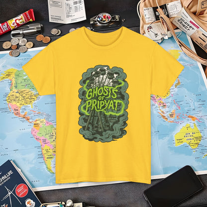Ghosts of Pripyat Ferris Wheel Shirt – Haunted Chernobyl Dark Tourism Tee | Layover Club Air Travel T-Shirts | Jetsetter, Airport, and International Flight Tees