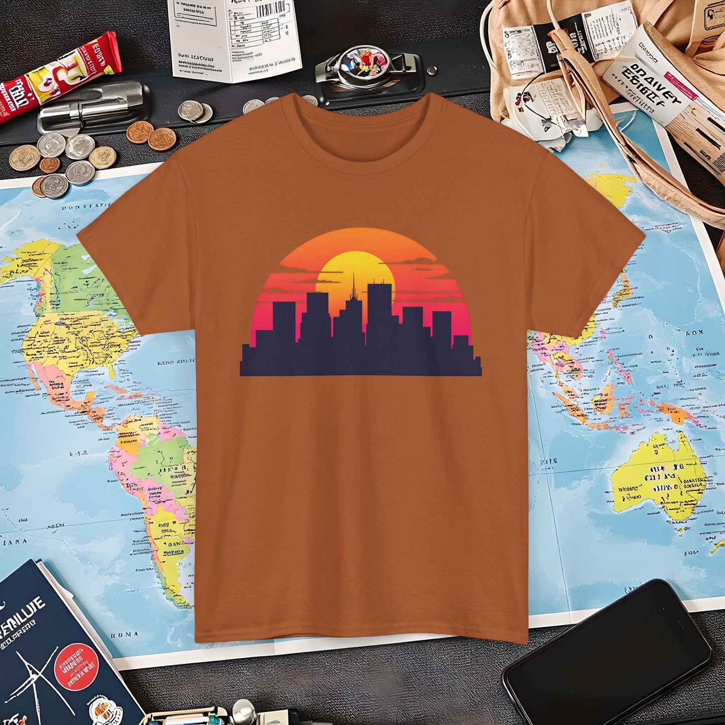 Pixel Paradise Air Travel T-Shirts | Jetsetter, Airport, and International Flight Tees