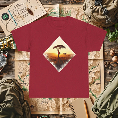 Savannah Journey Outdoor Adventure T-Shirts | Camping, Hiking, Rafting & Kayaking Tees for Nature Lovers