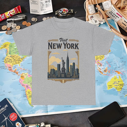 Art Deco NYC Air Travel T-Shirts | Jetsetter, Airport, and International Flight Tees