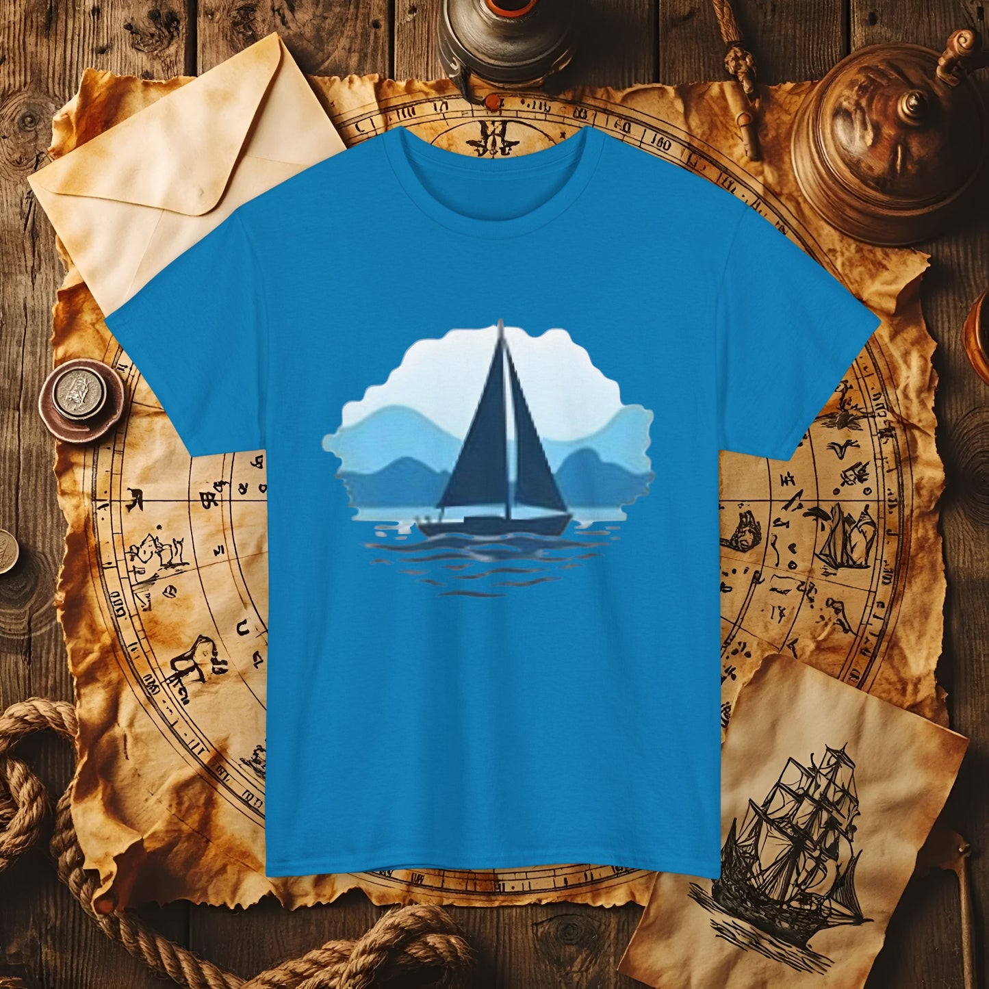 Sailboat Serenity Cruise Travel T-Shirts | Funny & Stylish Tees for Ocean Adventures