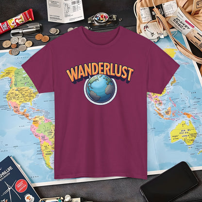 Wanderlust Glow Air Travel T-Shirts | Jetsetter, Airport, and International Flight Tees