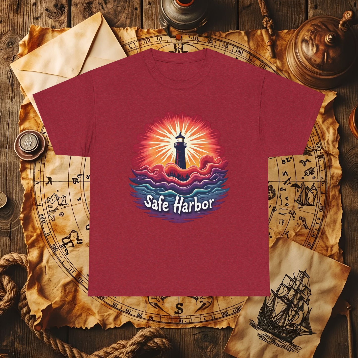 Harbor Glow Cruise Travel T-Shirts | Funny & Stylish Tees for Ocean Adventures