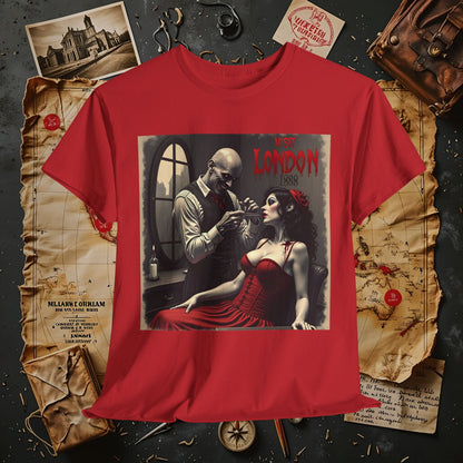 Gothic Barber T-Shirt – Jack the Ripper Era Horror in 1888 London