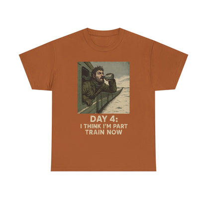 Day 4: I Think I Am Part Train – Feral Traveler’s Siberian Railroad Tee Road Trip & Vehicle Travel T-Shirts | Car, RV, and Motorcycle Adventure Tees