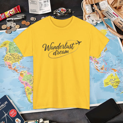 Wanderlust Dream Air Travel T-Shirts | Jetsetter, Airport, and International Flight Tees
