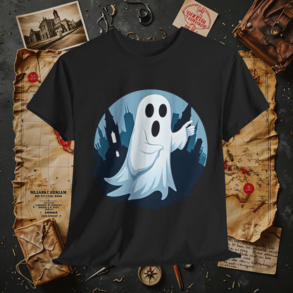 Ghostly Guide True Dark Tourism T-Shirts | Hauntingly Cool Travel Tees for the Morbidly Curious