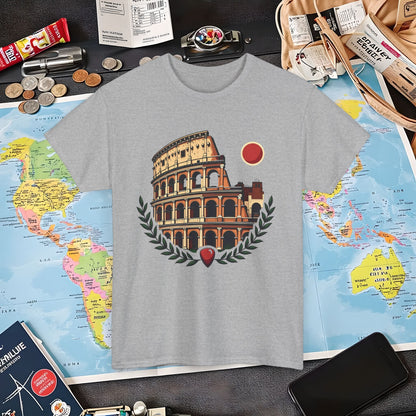Roman Heritage Air Travel T-Shirts | Jetsetter, Airport, and International Flight Tees