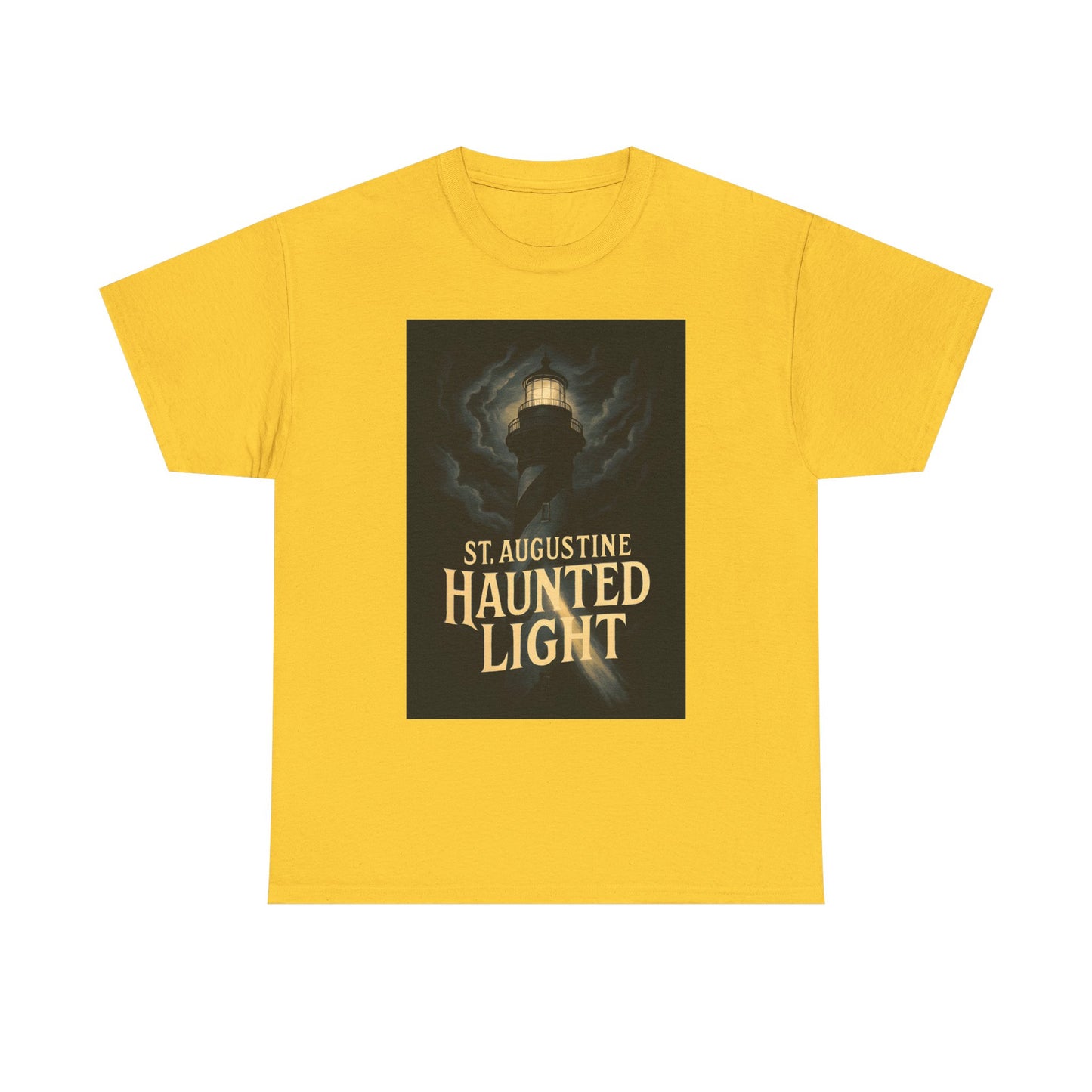 St. Augustine Haunted Lighthouse Florida Shirt – Stormy Night Dark Tourism Tee | Car, RV, and Motorcycle Adventure Tees