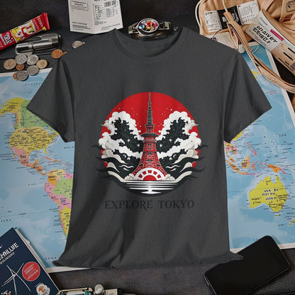 Tokyo Art Deco Air Travel T-Shirts | Jetsetter, Airport, and International Flight Tees
