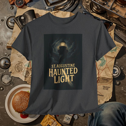 St. Augustine Haunted Lighthouse Florida Shirt – Stormy Night Dark Tourism Tee | Car, RV, and Motorcycle Adventure Tees