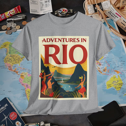 Rio Adventures Air Travel T-Shirts | Jetsetter, Airport, and International Flight Tees