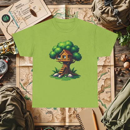 Pixel Treehouse Outdoor Adventure T-Shirts | Camping, Hiking, Rafting & Kayaking Tees for Nature Lovers