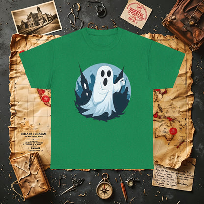 Ghostly Guide True Dark Tourism T-Shirts | Hauntingly Cool Travel Tees for the Morbidly Curious