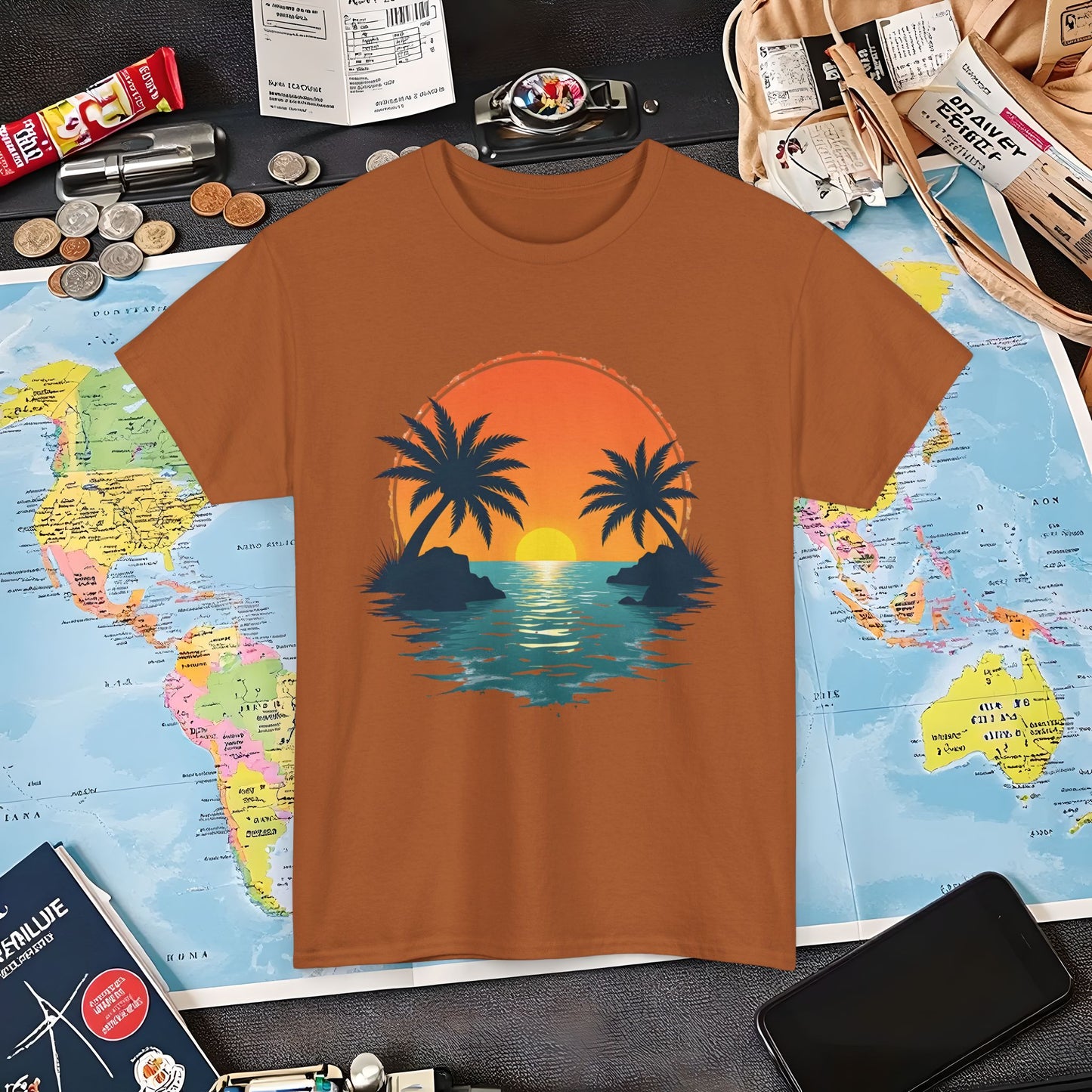 Tropical Escape Air Travel T-Shirts | Jetsetter, Airport, and International Flight Tees