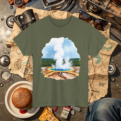 Yellowstone Wonder Road Trip & Vehicle Travel T-Shirts | Car, RV, and Motorcycle Adventure Tees