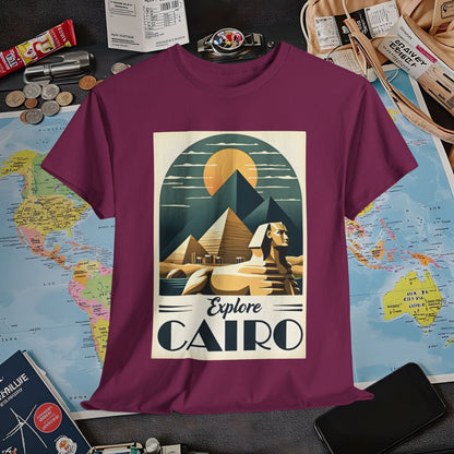 Cairo Elegance Air Travel T-Shirts | Jetsetter, Airport, and International Flight Tees