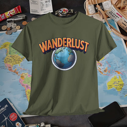 Wanderlust Glow Air Travel T-Shirts | Jetsetter, Airport, and International Flight Tees