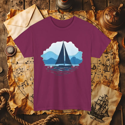 Sailboat Serenity Cruise Travel T-Shirts | Funny & Stylish Tees for Ocean Adventures