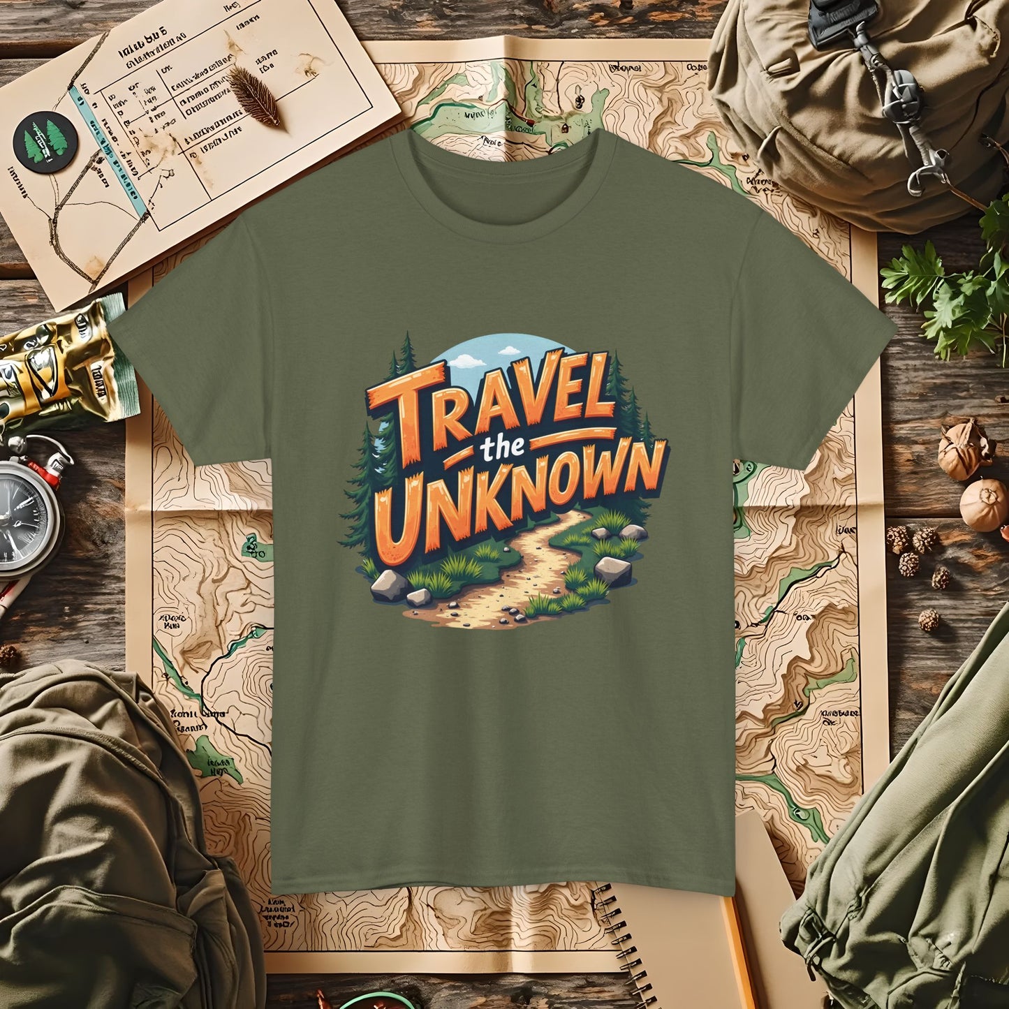 Adventurous Journey Outdoor Adventure T-Shirts | Camping, Hiking, Rafting & Kayaking Tees for Nature Lovers