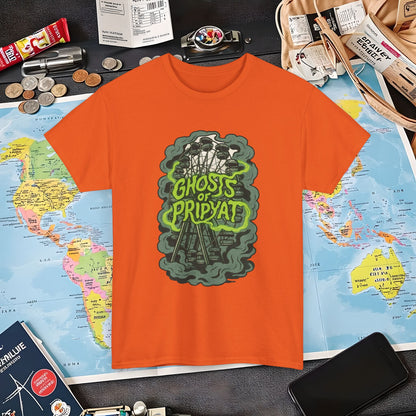 Ghosts of Pripyat Ferris Wheel Shirt – Haunted Chernobyl Dark Tourism Tee | Layover Club Air Travel T-Shirts | Jetsetter, Airport, and International Flight Tees