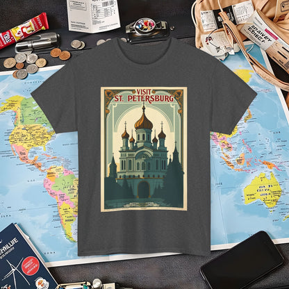 Visit St Petersburg Air Travel T-Shirts | Jetsetter, Airport, and International Flight Tees