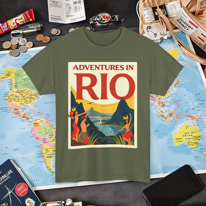 Rio Adventures Air Travel T-Shirts | Jetsetter, Airport, and International Flight Tees