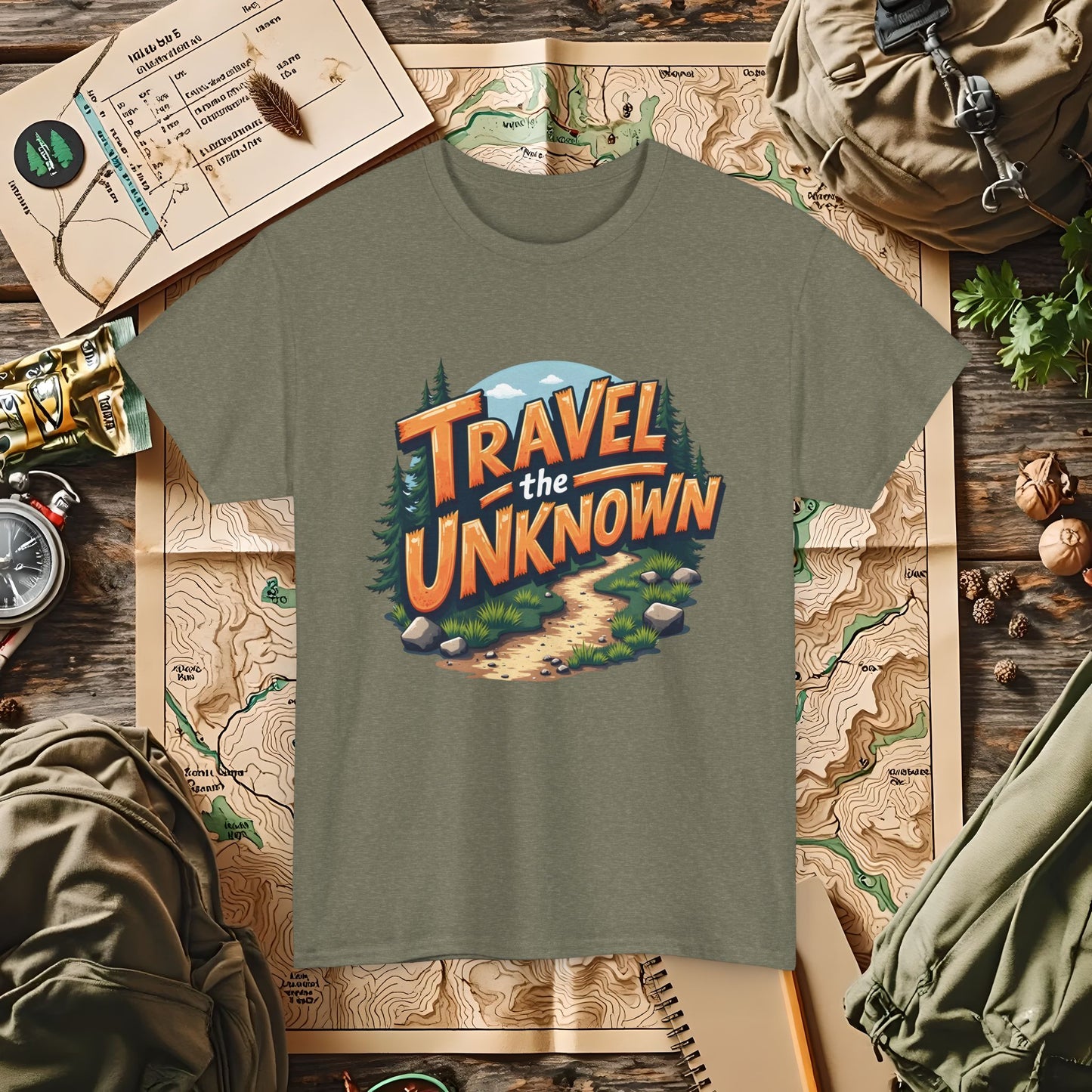 Adventurous Journey Outdoor Adventure T-Shirts | Camping, Hiking, Rafting & Kayaking Tees for Nature Lovers