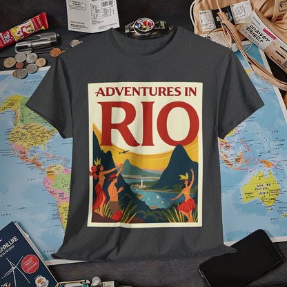 Rio Adventures Air Travel T-Shirts | Jetsetter, Airport, and International Flight Tees