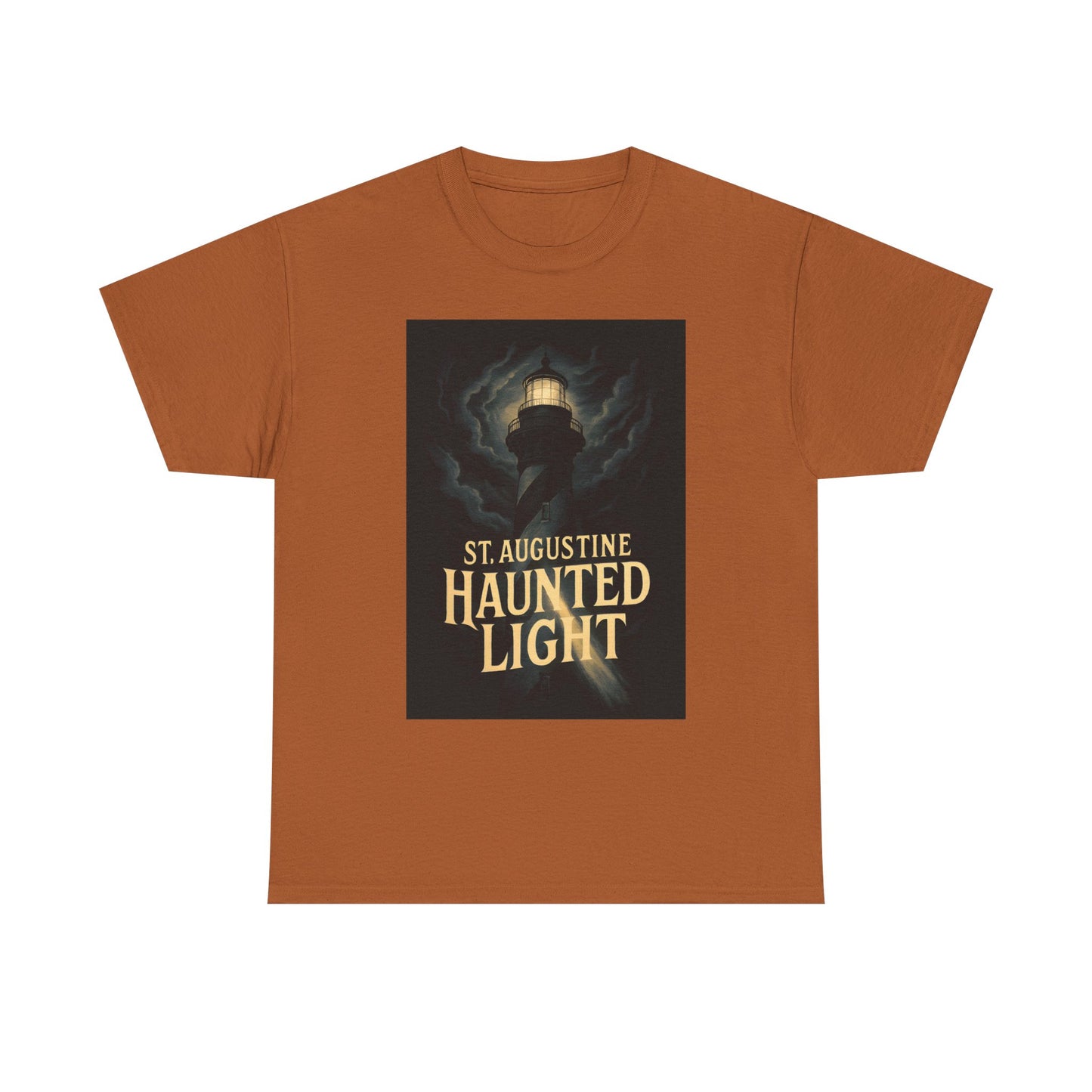 St. Augustine Haunted Lighthouse Florida Shirt – Stormy Night Dark Tourism Tee | Car, RV, and Motorcycle Adventure Tees