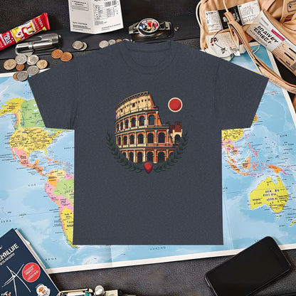 Roman Heritage Air Travel T-Shirts | Jetsetter, Airport, and International Flight Tees