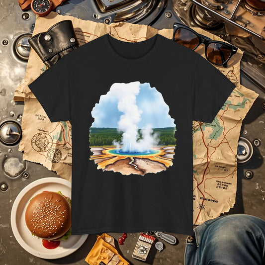 Yellowstone Wonder Road Trip & Vehicle Travel T-Shirts | Car, RV, and Motorcycle Adventure Tees
