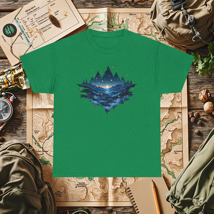 Celestial Landscapes Outdoor Adventure T-Shirts | Camping, Hiking, Rafting & Kayaking Tees for Nature Lovers