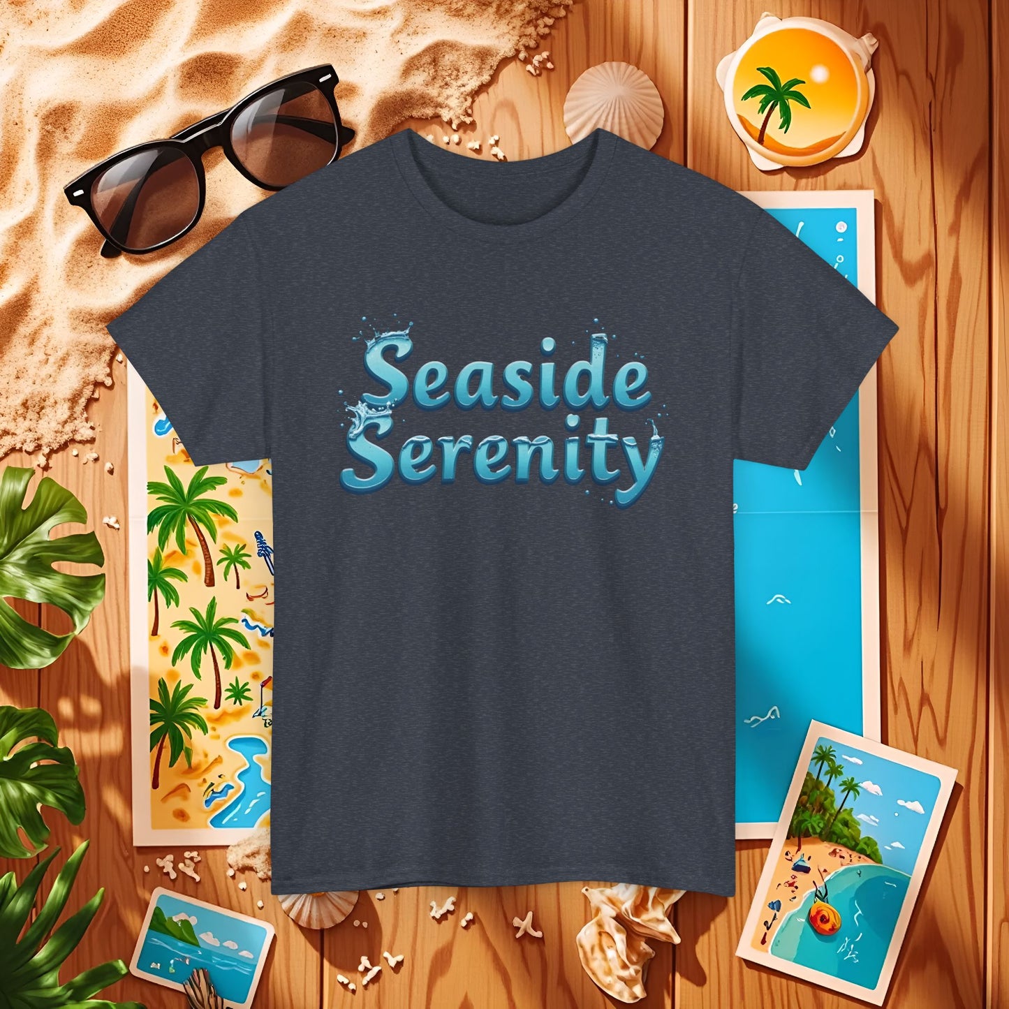 Seaside Bliss Beach Travel T-Shirts | Tropical Vacation & Coastal Lifestyle Tees