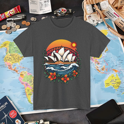Sydney Vibes Air Travel T-Shirts | Jetsetter, Airport, and International Flight Tees
