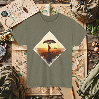 Savannah Journey Outdoor Adventure T-Shirts | Camping, Hiking, Rafting & Kayaking Tees for Nature Lovers