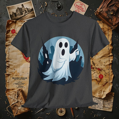 Ghostly Guide True Dark Tourism T-Shirts | Hauntingly Cool Travel Tees for the Morbidly Curious