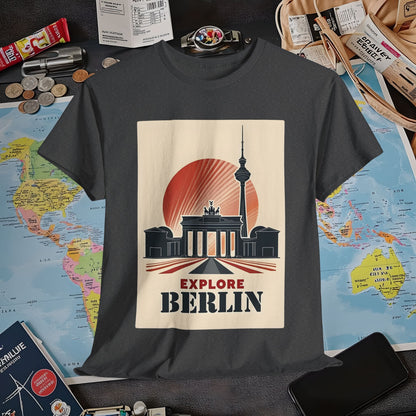 Berlin Deco Air Travel T-Shirts | Jetsetter, Airport, and International Flight Tees