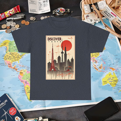 Tokyo Art Deco Air Travel T-Shirts | Jetsetter, Airport, and International Flight Tees
