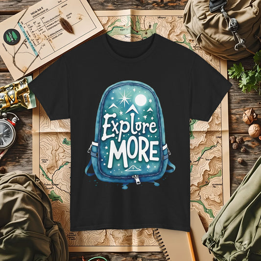 Explore More Outdoor Adventure T-Shirts | Camping, Hiking, Rafting & Kayaking Tees for Nature Lovers