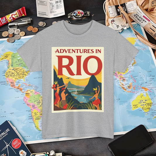 Rio Adventures Air Travel T-Shirts | Jetsetter, Airport, and International Flight Tees