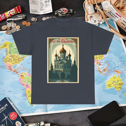 Visit St Petersburg Air Travel T-Shirts | Jetsetter, Airport, and International Flight Tees