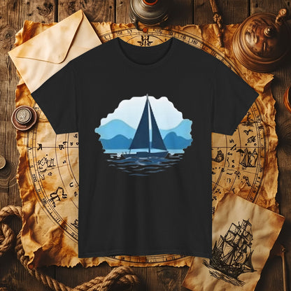Sailboat Serenity Cruise Travel T-Shirts | Funny & Stylish Tees for Ocean Adventures