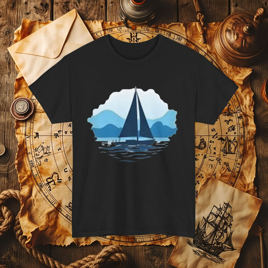 Sailboat Serenity Cruise Travel T-Shirts | Funny & Stylish Tees for Ocean Adventures