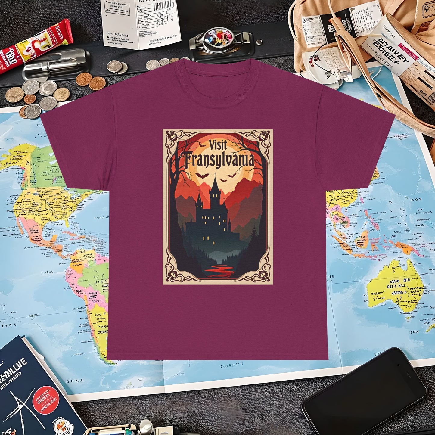 Transylvanian Valley Air Travel T-Shirts | Jetsetter, Airport, and International Flight Tees