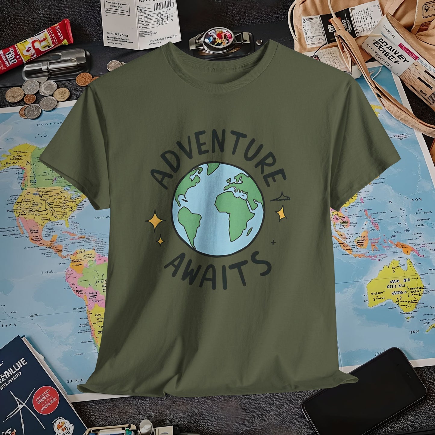 Adventure Globe Air Travel T-Shirts | Jetsetter, Airport, and International Flight Tees