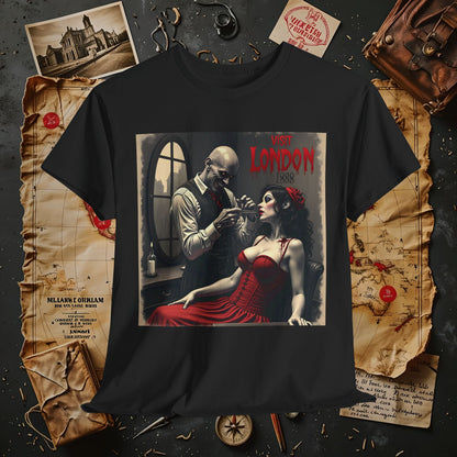 Gothic Barber T-Shirt – Jack the Ripper Era Horror in 1888 London