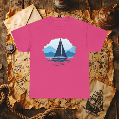Sailboat Serenity Cruise Travel T-Shirts | Funny & Stylish Tees for Ocean Adventures