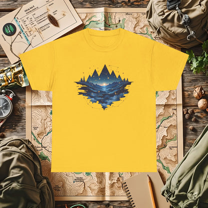 Celestial Landscapes Outdoor Adventure T-Shirts | Camping, Hiking, Rafting & Kayaking Tees for Nature Lovers