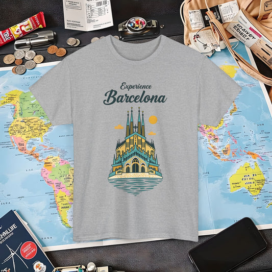 Barcelona Beauty Air Travel T-Shirts | Jetsetter, Airport, and International Flight Tees